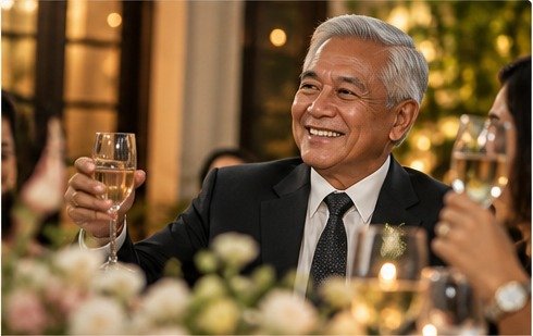Elegant soiree celebration